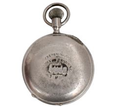 Antique French Railway Regulator  Pocket Watch 1901s