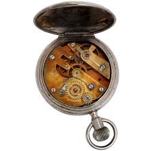 Antique French Railway Regulator  Pocket Watch 1901s