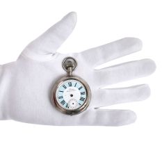 Antique French Railway Regulator  Pocket Watch 1901s