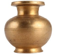 Golden Brass Kalash Water Pot