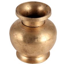 Antique Golden Brass South Indian Water Pot