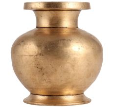 Antique Golden Brass South Indian Water Pot
