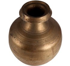 Vintage Nepalese Brass Water Pot From The Mid Twentieth Century