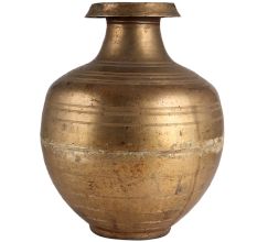 Vintage Nepalese Brass Water Pot From The Mid Twentieth Century