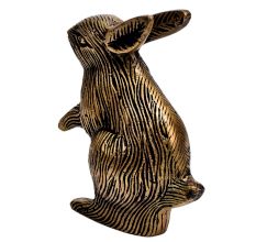 Brass Sitting Bunny Rabbit For Table Decoration
