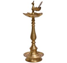 Brass  Kuthu vilakku Peacock Oil Lamp