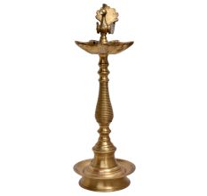 Brass  Kuthu vilakku Peacock Oil Lamp