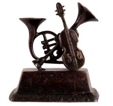 Brass Musical Instrument Showpiece
