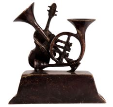 Brass Musical Instrument Showpiece