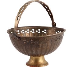 Brass Decorative Flower Bowl