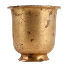 Godden Brass Cup With Round Base