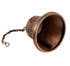 Brass  Hanging Tibetan Buddha Bell