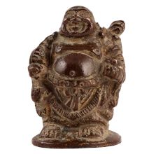 Brass Laughing Buddha For Luck And Prosperity