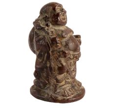 Brass Laughing Buddha For Luck And Prosperity