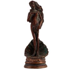 Brass Statue of Venus by BotticelliÂ In Brown Finish