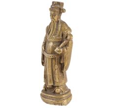 Brass Statue Of Lu Star Chinese God of Prosperity