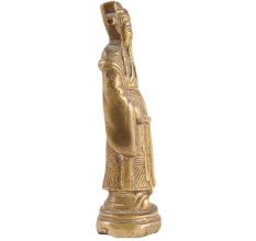 Brass Statue Of Lu Star Chinese God of Prosperity
