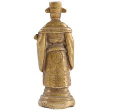 Brass Statue Of Lu Star Chinese God of Prosperity