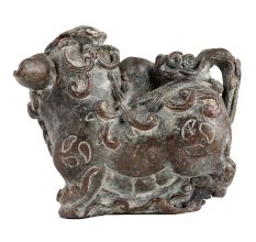 Feng Shui Brass Foo Dog Statue