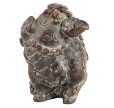 Feng Shui Brass Foo Dog Statue