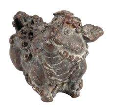 Feng Shui Brass Foo Dog Statue