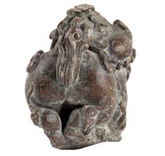 Feng Shui Brass Foo Dog Statue