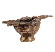 Tibetan India Brass AshtrayÂ God of Luck