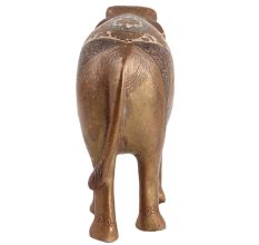 Brass Elephant Trunk UpÂ Statue