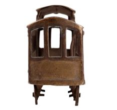 San Francisco Brass Cable Car with Moveable Wheels