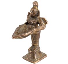 Brass Deepalakshmi Or Pavai Villaku Oil Lamp
