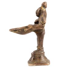 Brass Deepalakshmi Or Pavai Villaku Oil Lamp