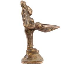 Brass Deepalakshmi Or Pavai Villaku Oil Lamp