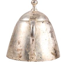 English Tea Pot in Brass and Silver Plated