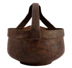 Brass Gravy Serving Dish Bowl With Forked Handle