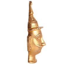 Golden Brass Muniswaran God Mukhavata Shiva Image