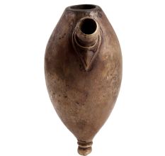 Oval Drop Brass HookahÂ Base Pot In Antique Finish
