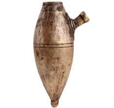 North India Oblong Shaped Brass Hookah Base