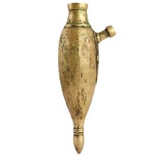 Brass Islamic Hookah In Golden Finish