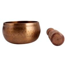 High Vibration Tibetan Singing Bowl With Wooden Mallet