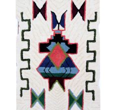 Rug Hand Tufted White Kasbah Polar Bear Rug