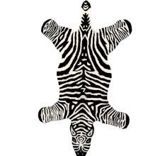 Zebra Rug Hand Tufted Decorative Woolen Rug