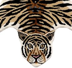 Hand Tufted Rug Wool Tiger Rug For Home Decoration