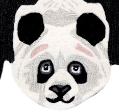 Hand Tufted Rug Plumpy Panda Wool Rug