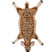 Hand Tufted Rug Antelope Deer Wool Rug