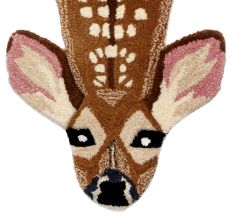 Hand Tufted Rug Antelope Deer Wool Rug