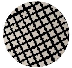 Black And White Wood And Resin Cake Stand With Iron Legs