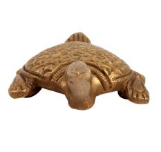 Engraved Brass Tortoise Statue For Vastu