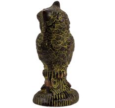 Owl Sitting On Log Brass Decorative Showpiece