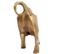 Brass Charging Bull Statue