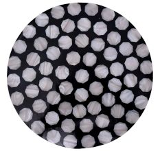 Round Discs Wood And Resin Cake Stand With Iron Legs